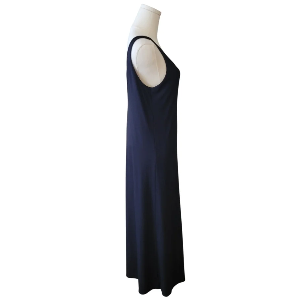 Victoria's Secret Black Sleeveless Long Lounging Gown Size‎ Medium